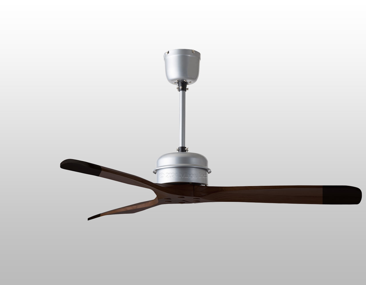 CF-005DCWALL,BASQUE(バスク) CEILING FAN WAL/BKACK 軽量 HERMOSA(ハモサ)製シーリングファン