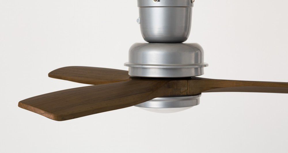 LED 電球色 1灯 薄型 軽量 BAR WOOD CEILING FAN CF-006DCWAL ハモサ製