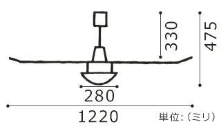 TRISLANDER(トライスランダー)L-0030-BZ ハモサ製シーリングファンライト【HAE011】【生産終了品】｜<公式>シーリングファン・ ライト通販専門店 | ファズー【品揃え日本一】