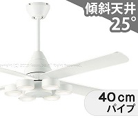 大風量 傾斜対応 LED 電球色 6灯 ダイコー製シーリングファンライト【DKB015】｜<公式>シーリングファン・ライト通販専門店 |  ファズー【品揃え日本一】DCH-41041Y + DP-41042