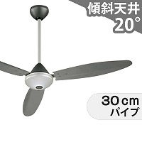 傾斜対応 小型 軽量 オーデリック製シーリングファン【OHC018】｜<公式