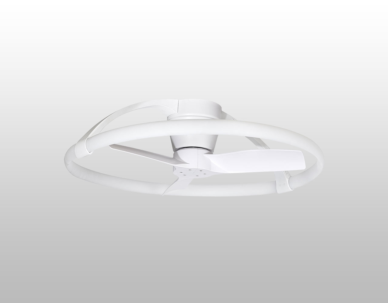 MAN-MISTRAL-WH7801,ミストラル(Mistral European Ceiling Fan) LED 調光・光色切替(電球色-昼白色) 1灯 薄型 小型 軽量 mAntra(マントラ)製シーリングファンライト