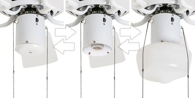 2WAY USE TRADITIONAL CEILING FAN LIGHT WH(002951)電球なし BRID[メルクロス]製 シーリングファン【XCE002】【生産終了品】｜<公式>シーリングファン・ライト通販専門店 | ファズー【品揃え日本一】